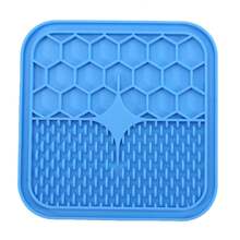 1入寵物餐墊貓狗舔舔硅膠墊慢慢吃食物墊帶吸盤狗碗裝備訓練寵物洗澡分散注意力貓狗訓練餵食用品 - 彩色 - 查看 14