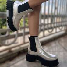 Women Ankle Boots & Booties - Bạc - Xem 6
