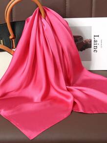 1 Khăn Bandana vuông màu trơn dành cho nữ, Khăn choàng đầu bằng lụa, Khăn tắm biển, Đồ mặc hàng ngày, Lễ hội, Băng đô, Phụ kiện trang trí Khăn rằn, Dây buộc tóc, Băng đô Lý tưởng để tôn lên diện mạo của bạn - Khăn vuông JNC257 - Xem 8