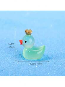16pcs Luminous Cute Colorful Mini Crown Duck Shoe Charms For Sandals Clogs, Shoe Decorations DIY Accessories - Mixed Colors - View 4