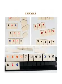 Mini Mahjong Digital Game Cards For 2-4 Players Party Travel Portable Table Game - Multicolor - View 7