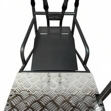 GTR Simulator GTS-F Racing Simulator Cockpit Black FrameTriple | Single Monitor Stand With Adjustable Speciale Black Racing Seat For Racing Game / Sim Racing Setup Fits Moza Fanatec Sim-Lab Playseat Simagic Simucube - 黑色 - 查看 4