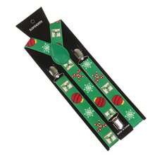 Giáng sinh Máy treo Đối với Quần Y Trở lại Chống trượt Điều chỉnh đàn hồi Halloween Dây treo Dây đeo Với Mạnh mẽ Kim loại 3 Kẹp - Lễ hội Hóa trang Buổi tiệc Rave Dây treo Cho nam giới NỮ - Nhiều màu - Xem 17