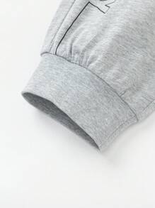 Balabala Kids' Pants, Boys' And Girls' Casual Joggers, Summer Medium To Big Kids' Breathable Sports Pants - Light Grey - View 6