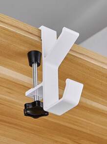 1 件学生背包挂钩、免螺丝桌钩、耳机挂架、耳机支架、挂袋挂钩 - 黑色 - 查看 7