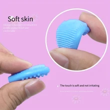 Cepillo de silicona para limpiar los puntos negros de la nariz, cepillo exfoliante de doble cara suave, herramienta de masaje áspera para el cuidado de la piel facial, limpieza facial para hombres y mujeres, incluye bolsa organizadora y almacenamiento