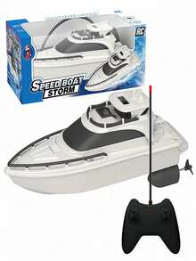 New Launch 4-Channel Remote Control Electric Racing Yacht, Summer Water Toy For Children - White - View 7