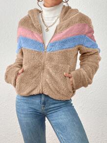 Women Winter Coats - 卡其色 - 查看 5