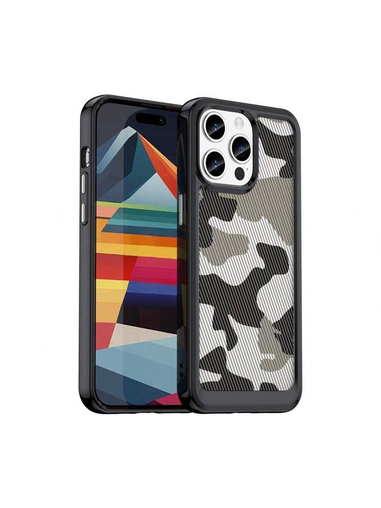 Cover In Silicone TPU, Protezione Fotocamera, Antiurto, Nera