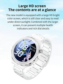 Smartwatch With Function, Waterproof, Full Touch Screen, Call, Phone Capability - Black - View 9