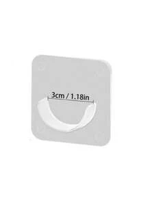 1 pieza Soporte fijador claro para barra de ropa, decoraciones, decoración de otoño, decoración festiva, decoración de habitación, decoración del hogar, decoración de otoño, decoración de dormitorio - transparente - Ver 10