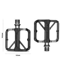 WEST BIKING 1對含卡扣的鋁合金公路車踏板,防滑快拆式自行車踏板套裝 - 黑色 - 查看 8
