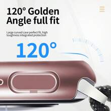 1pc/Set Semi-Enclosed Hard Shell Case, Fits 38mm/40mm/41mm/42mm/44mm/45mm/46mm/49mm, Fashionable & Shockproof Design, Fits Snugly To Body