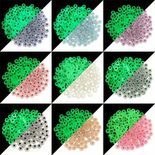 100 cái/gói Acrylic Đèn ngủ Love Chữ cái Hạt , 7mm Hạt Đối với DIY Vòng tay , Dây chuyền , Điện thoại Chuỗi - hạt tình yêu - Xem 3