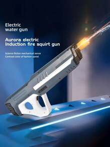 Pistola De Agua Eléctrica Nueva De 2024, Ideal Para Actividades Al Aire Libre En Verano, Natación, Eventos, Carnaval, Con Succion Automática E Iluminación Automática, Juguete Juvenil Automático De Pistola De Agua (inluye Set De Carga)