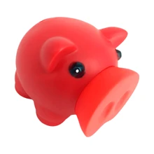 PromoClick Alcancía en forma de cerdito con nariz removible. - Rojo - Ver 9