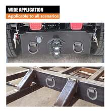 8Pack/16Pack Weld On D Ring 1/2, 3/4 Heavy Duty For Trailer, Weldable Trailer D-Rings Tie Down