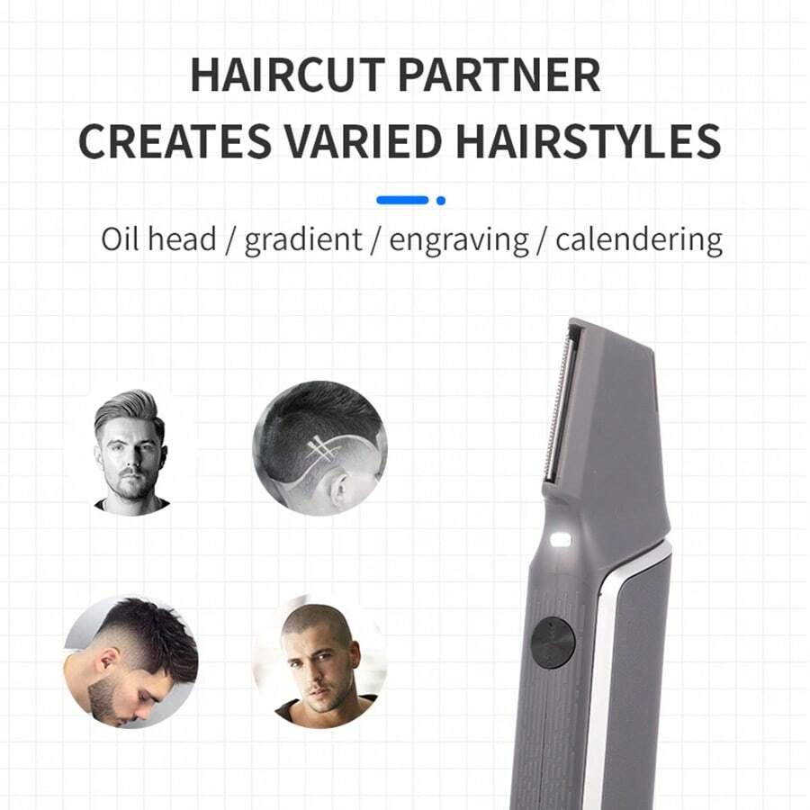 Men\ Electric Shaver, Up-Right Type, Back Hair Removal, USB Charging - Shaver - View 1