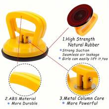 2pcs Powerful Car Dent Puller Remover - 2 Packs Dent Removal Kit For Cars Paintless Dent Puller Suction Cup Large Small Dent Remover Tool For Car Repair - Black - View 4