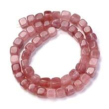 1 Strand 8x8mm Natural Stone Crystal Apatite Tourmaline Aquamarines Morganite Beads For Jewelry Making DIY Bracelet Necklace Accessories
