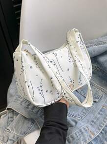 Fashion Minimalist Shoulder Bag, Women's Shoulder Bag For Traveling, Visiting, Photography, Daily With Storage For Cellphone - Multicolor - View 1