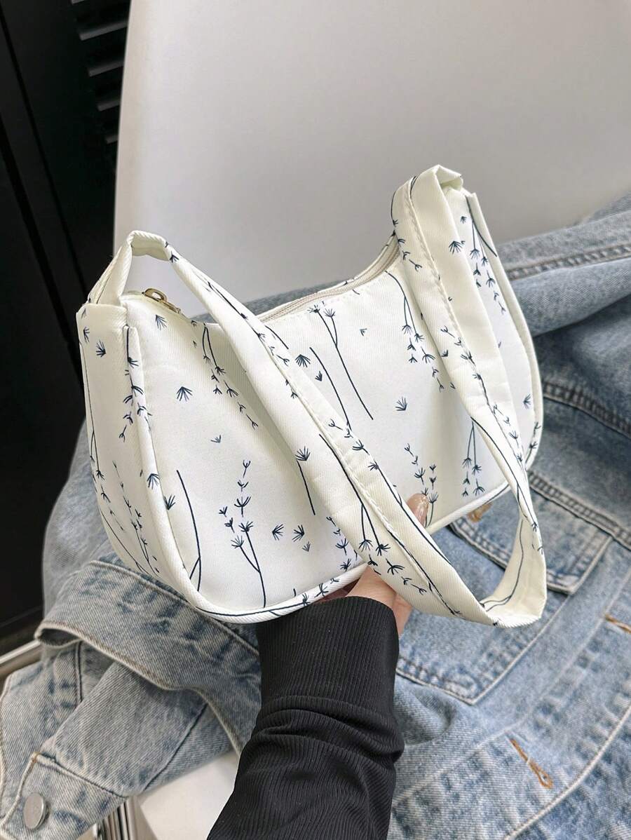 Fashion Minimalist Shoulder Bag, Women's Shoulder Bag For Traveling, Visiting, Photography, Daily With Storage For Cellphone - Multicolor - View 1
