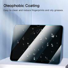 2片装钢化玻璃屏幕保护膜，兼容iPad、Galaxy Tab/Redmi Pad SE/HONOR Pad/小米平板、MatePad Air，防刮花，触控灵敏 - 無色 - 查看 6