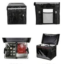 1pc Delivery Box, Insulated Transport Box, Vendor Booth Cooler Box, Rider Equipment, Takeaway Box, Waterproof Commercial Heat Preservation Box - Black - View 8