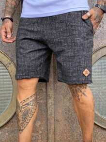 Men Shorts - 灰色 - 查看 2