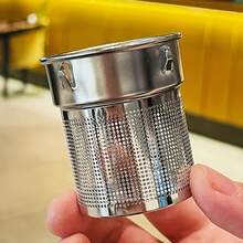 1pc Large Capacity Glass Water Bottle With Stainless Steel Tea Infuser, Comes With Carrying Bag And Lid, Suitable For Flower Tea & Fruit Tea - Large Capacity Glass Water Cup - View 6