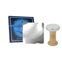 50入組方形酒瓶水煙玻璃紙，阿拉伯煙袋配件 - 銀色 - 查看 1