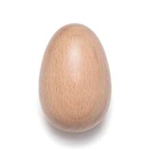 Juego De Huevos De Madera Sacudidores, Instrumentos De Percusión Musical, Acabado Natural - color madera - Ver 5