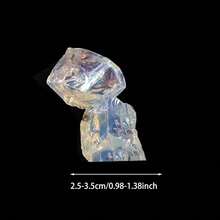 1/2/3入組電鍍白色瑪瑙水晶,diy裝飾珠寶、標本收藏、香薰擴散器石頭,幸運的治療水晶石,適用於珠寶製作或收藏,冥想瑜伽治療天然石材,是假期禮物的最佳選擇 - 電鍍透明蛋白石水晶 - 查看 8