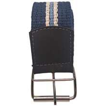 男士波西米亞風格皮帶，適合日常使用，是向朋友送禮的完美選擇 - 藍色 - 查看 2