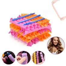 20 Stück Haarlockenwickler ohne Hitze, Spiral-Locken Styling Set, Magic Hair Lockenwickler mit Styling-Haken für zu Hause, Salon, DIY, die meisten Frisuren (15,7 Zoll/40 cm), Haarlockenwickler, hitzefrei Locken, Haarkräusler, Friseurprodukte und Zubehör für Reise Schönheitsessentials
