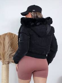 Women Down Coats - Black - View 3
