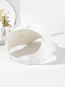 1 件学生高马尾棒球帽，女士遮阳帽透气帽檐帽子，适合夏季日常佩戴 - 卡其色 - 查看 10