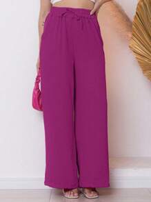 Women Pants - Purple - View 2