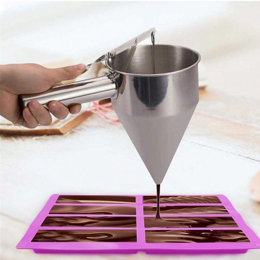 8 Cavity Large Rectangle Granola Bar Silicone Mold, Nutrition Cereal