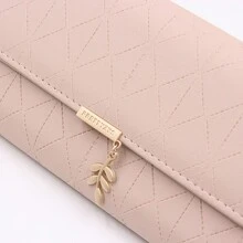 Cartera larga de verano nueva y de Corea del Sur Y, bolso de mano largo para mujer con múltiples ranuras para tarjetas, cartera larga de moda para mujeres de escuela secundaria, bolso tipo sobre - Rosa - Ver 4
