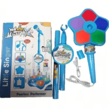 Microphone With Stand - Karaoke Song Instrument Toy, For Brain Training And Education - Birthday Gift - Multicolor - View 7