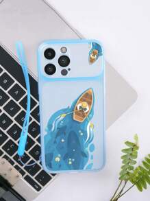 1 Ốp điện thoại bảo vệ bằng Tpu trong suốt màu xanh mờ dạ quang có họa tiết thuyền buồm và 1 Dây treo silicon màu xanh dạ quang/Vỏ điện thoại phát sáng/Vỏ điện thoại huỳnh quang/Vỏ điện thoại ngộ nghĩnh Tương thích với IPhone/Android/Samsung/Xiaomi/Oppo/Apple 15pro Max/Apple 14pro Max /Samsung A52 4g/Samsung A31 4g/Samsung A23/Redmi Note 11 Pro 4g/Redmi Note 12 4g/Oppo A54/Samsung A14/Samsung A54 - Nhiều màu - Xem 13