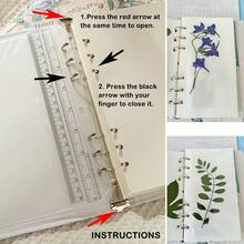 1本花布刺繡活頁筆記本a5 / A6,復古手工活頁日記,適合學生使用（含45張紙） - 藍色 - 查看 3