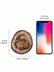 1入組迷你獵鷹雕像,創意庭院藝術品,野外藝術品,最完美的新居禮物！ - 彩色 - 查看 6