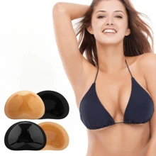 Silicone Bras Bộ ngực Dính Push-Up Đối với Đồ bơi Áo bikini 1 đôi - màu đen - Xem 3