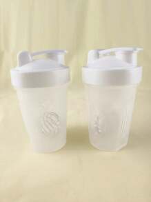 A White Protein Shaker Bottle  Shaker Bottle 400ml With Blending Ball 400ml Sport Water Bottle Gym Shaker Bottle Shaker Cups For Protein Shakes 400 Mseveral Colors Available Sports Shaker Water Bottles Dishwasher  Shaker Cups For Protein Shakes Shaker Bottle Perfect For Protein Shakes And Pre Workout Sports Fitness Protein Powder Water Cup Portable 400ml Transparent Hand Cup Plastic With Scale Shaker Cup - 白色 - 查看 6