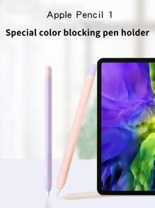 1pc Silicone Case With Anti-Lost Strap And Cap Holder Compatible With Apple Pencil 1st Gen/2nd Gen Gifts For Mother, Family, Friends, Birthday, Holiday Stylus Pen