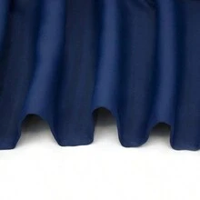Catania Blackout Short Curtain Solid Colors - Navy Blue - View 2
