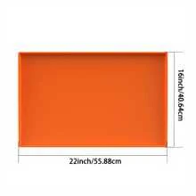 1 pieza Estera de silicona para plancha Griddle para Blackstone de 17 pulgadas, 22 pulgadas, 28 pulgadas y 36 pulgadas, accesorios para parrilla Blackstone, estera de silicona actualizada, a prueba de agua y a prueba de elementos, protege la plancha contra el óxido, los roedores, los insectos y el polvo