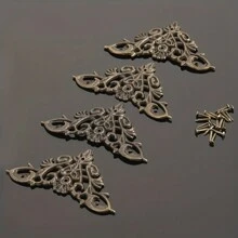 4-8pcs Decorative Wood Corner Protector For Cupboards - Bronze Finish